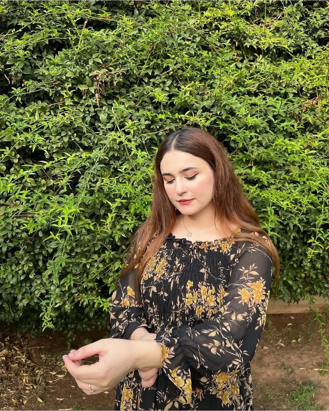 Fire floral printed Frock