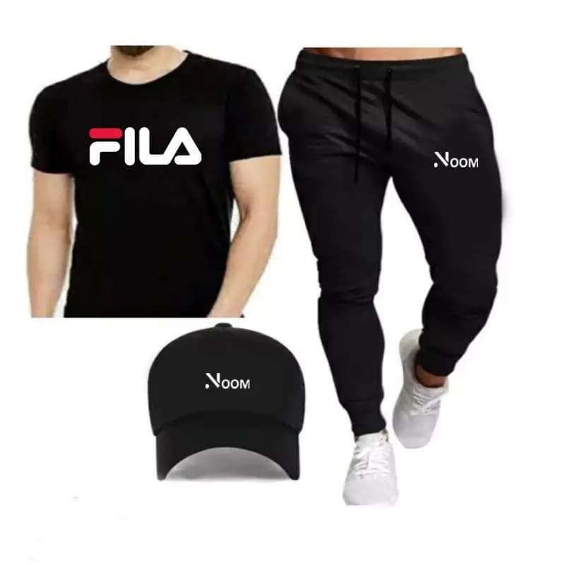 Noom Printed pack of 2 Dtf Sticker T-shirt Down shoulder & Zip Trouser Premium Quality